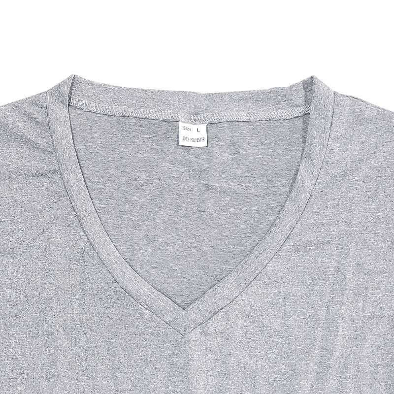 Trendiges, schnelltrocknendes, atmungsaktives, lässiges, sportliches und individuelles T-Shirt mit V-Ausschnitt für Herren im Frühling und Sommer_voghion.com