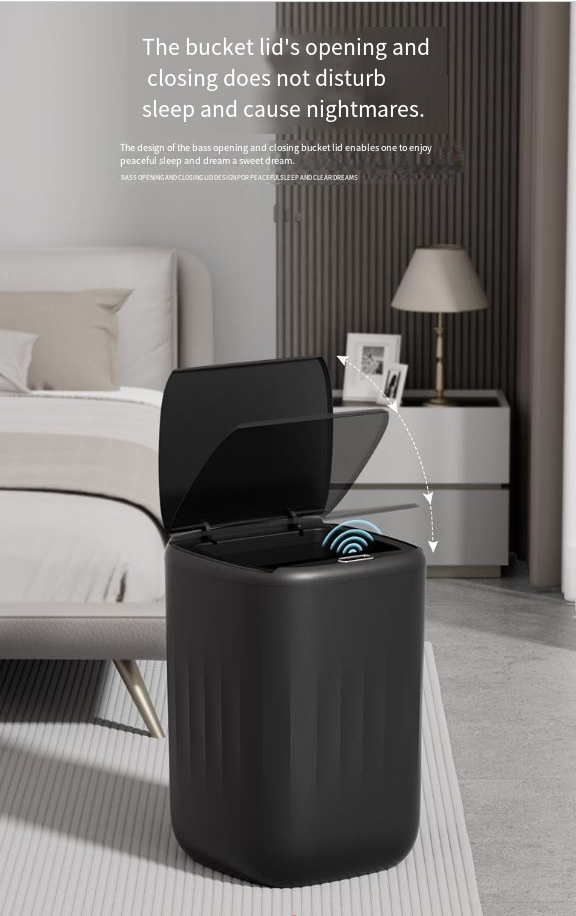 Automatic Induction Trash Can Household Sealed Anti Odor Multi Mode 22L Smart Flip Trash Can_voghion.com