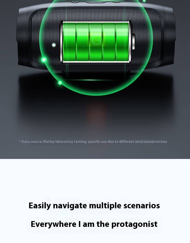 Voice Command Mini Outdoor Speaker - Deep Bass Portable With TF Card Slot
ACZT_voghion.com