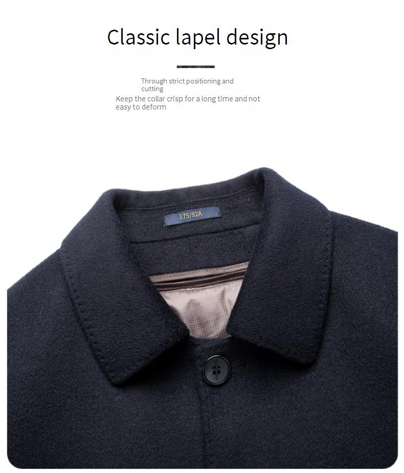 Men’s Detachable Down Liner Wool Blend Overcoat – Mid-Length Winter Coat With Removable Hood, Business Casual Trench Coat In Grey/Black/Navy_voghion.com