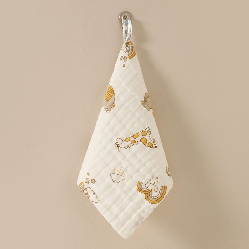 40er-Jahre-Mull-Babytücher – Ultraweich und schnell absorbierend (0–5 Jahre) – Entzückende Tierdrucke (Sabberlätzchen, Waschlappen, Mehrzweckhandtücher)_voghion.com