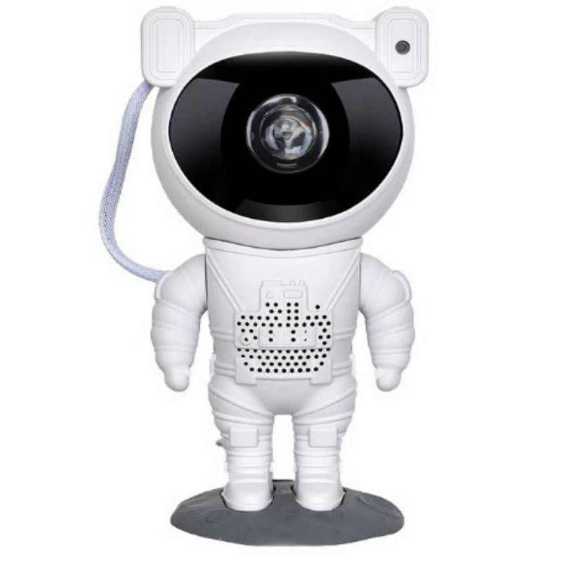 Astronaut Starry Sky Projector Lamp - LED Night Light With Remote Control & Music, Space-Themed Room Decor For Kids & Adults_voghion.com