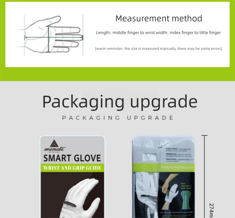 Practice Correction Smart Indonesian Lambskin Swing Tool Grip Gloves Men Golf Supplies_voghion.com