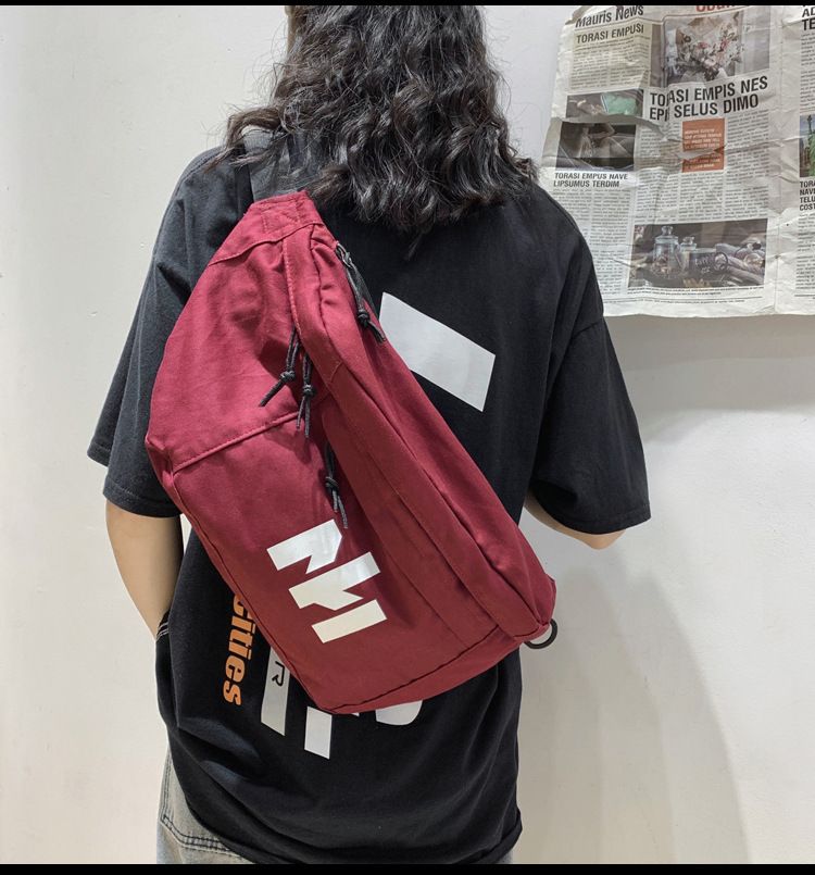 Brusttasche Männliche Modemarke Ins Umhängetasche Weibliche Tasche Große Kapazität Gürteltasche Lässige Große Umhängetasche_voghion.com