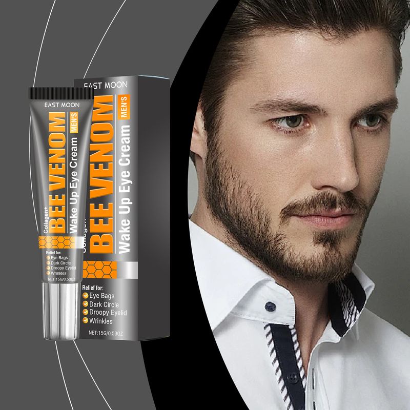 Crema de ochi EAST MOON pentru bărbați, hrănește și hidratează pielea din jurul ochilor, oferind o îngrijire elastică și hidratantă._voghion.com