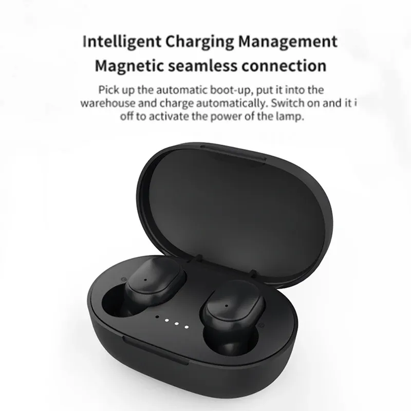 Słuchawki bezprzewodowe A6S TWS Bluetooth Słuchawki sportowe Słuchawki douszne HIFI z mikrofonem do telefonu_voghion.com