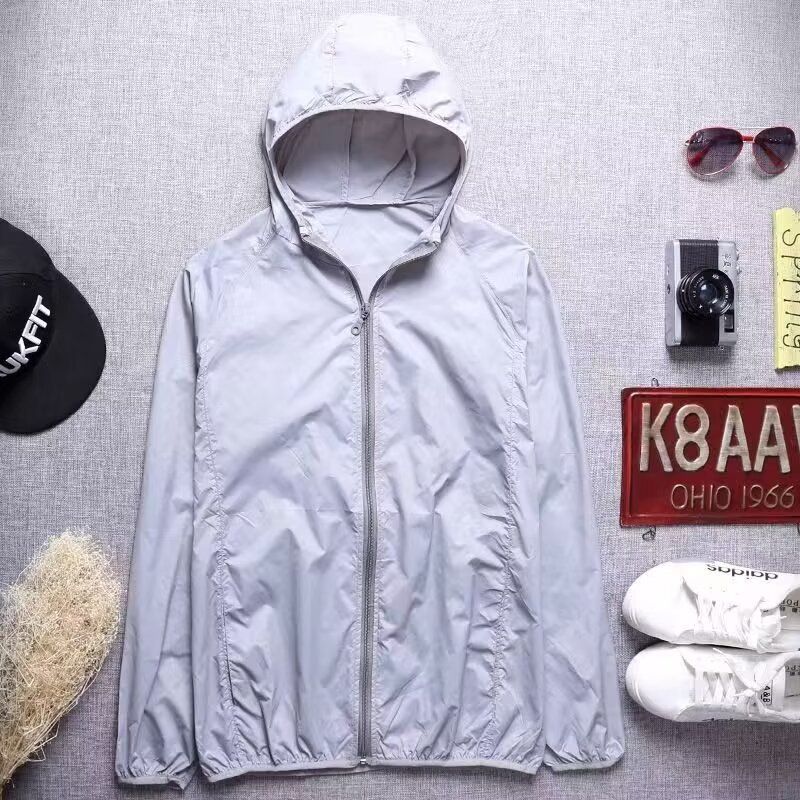 Sonneschutzanzug fir Männer mat Kapuzen, ultradënnem Äisseid an engem killen Gefill, nei Sonneschutzjacke_voghion.com