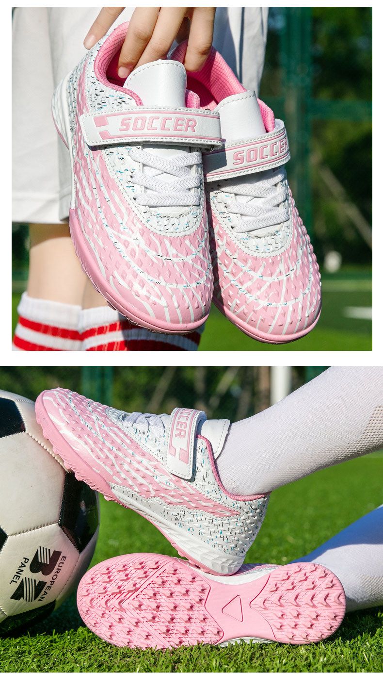 Kinderfußballschuhe für Herren und Damen CUHK Kinder AG gebrochener Nagel TF Studententraining professionelle atmungsaktive rutschfeste Fußballschuhe_voghion.com