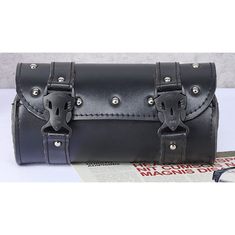 Wind Motorcycle Rider Left And Right Side Hanging Hook Storage Black Bicycle Riding Bag_voghion.com