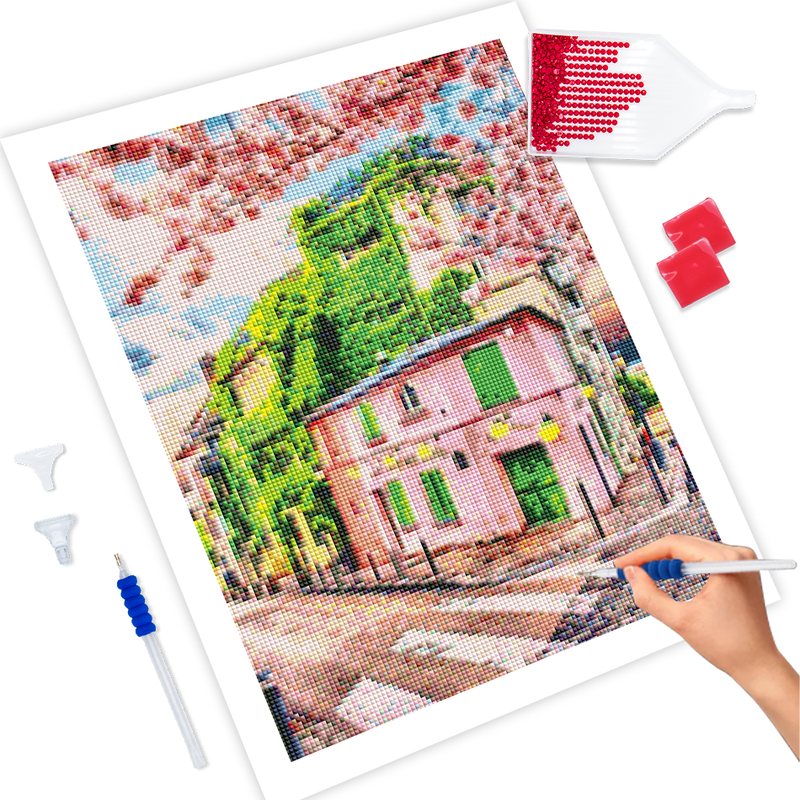 PhotoCustom Volledige Vierkante Diamanten Schilderij Mooie Nacht Landschap 5d Diy Ronde Diamant Borduurwerk Kunst Kits Handgemaakte Mozaïek Schilderen Gift_voghion.com