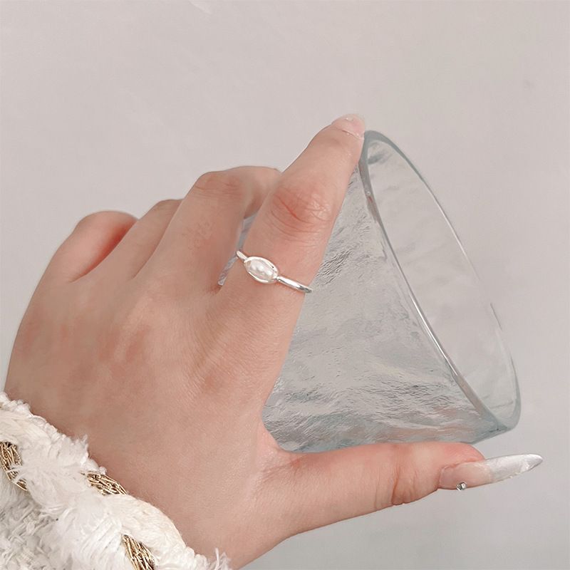 A Niche Zircon Sparkling Diamond Ring, Designed For Women With High-end And Cool Style, Featuring A New Open Index_voghion.com