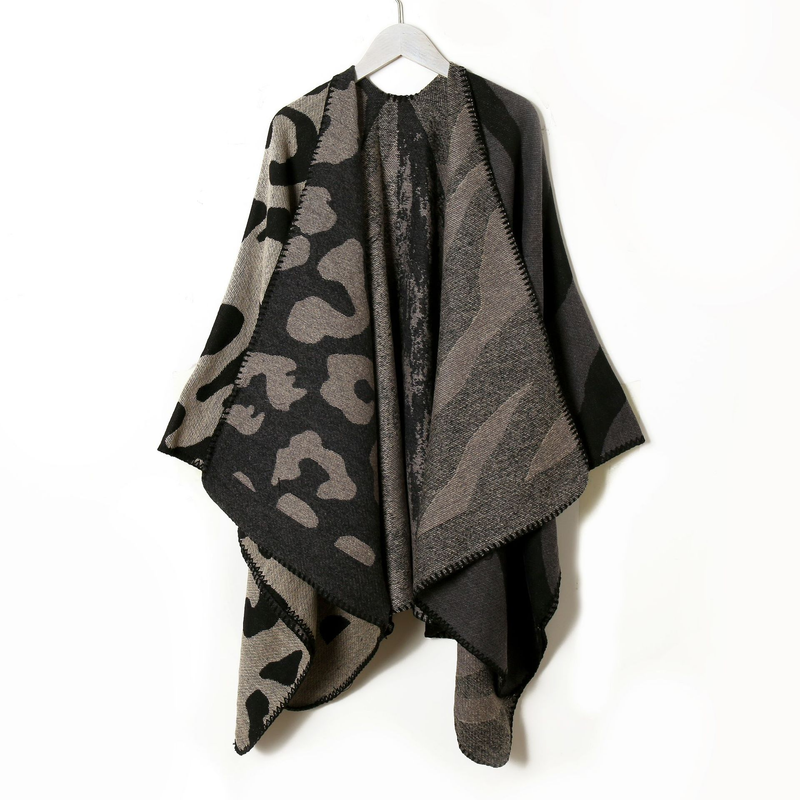 Xizang Qinghai Lake Tourism Photographs Wrapped with a shawl scarf outside the Women's autumn and winter thickened warm_voghion.com