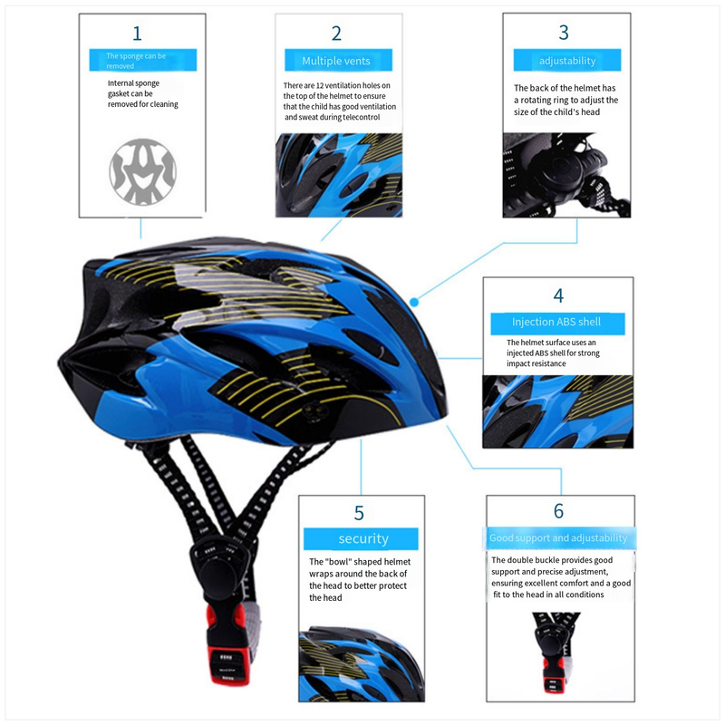 Casque d'équitation de style extraterrestre cool forme intégrée casque de vélo de route de montagne pour hommes et femmes équipement d'équitation magnétique_voghion.com