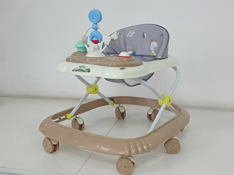 Poussette multifonctionnelle anti-retournement pour bébé, peut s'asseoir et pousser, apprendre à conduire, démarrer la voiture, pliable_voghion.com