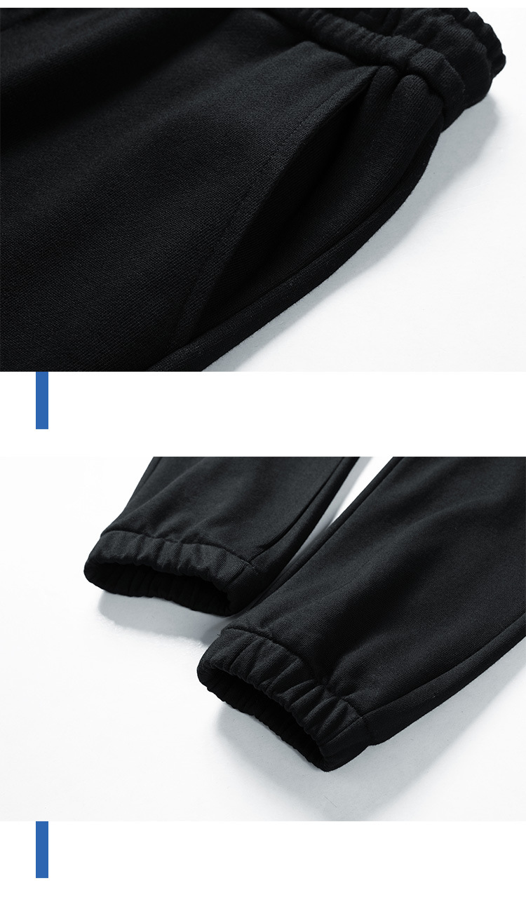 Ropa de hombre Suéter traje primavera y otoño deportes pantalones casuales traje de dos piezas moda grasa suelta ropa de trabajo chaqueta de hombre de gran tamaño_voghion.com