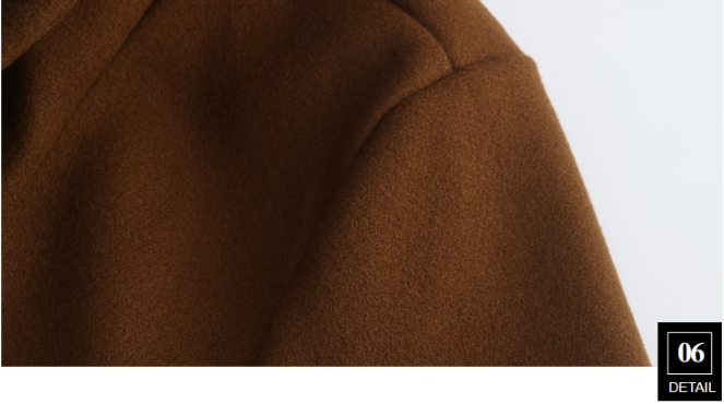 Men's Clothing Casual High Quality Fur Collar Woolen Coat Solid Color Slim Fit Double Breasted Coat_voghion.com
