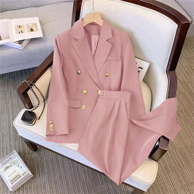 Women's Clothing Suit For Women Lazy Style Casual And Versatile Suit_voghion.com