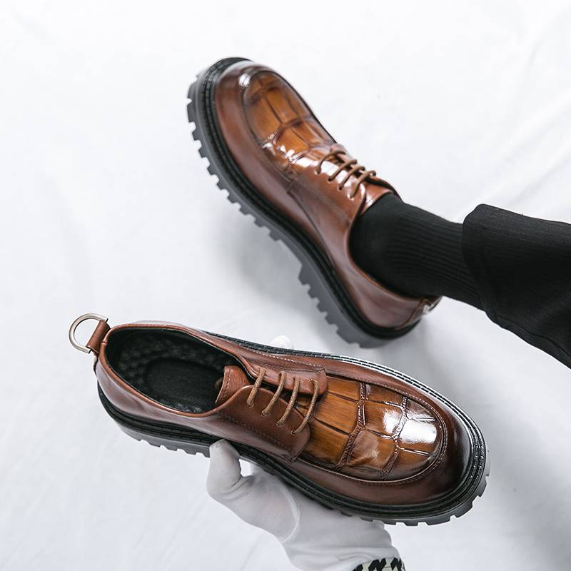 Gran oferta de zapatos casuales para hombre, con suela suave y cordones, de marca de lujo, para hombre de mediana edad, zapatos ligeros tipo mocasín para papá._voghion.com