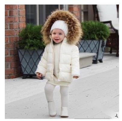 Pufferjacke für Kinder, Wintermantel – warme Oberbekleidung mit Kapuze und Reißverschluss für Jungen und Mädchen, weiche Baumwollmischung, leicht und stylisch (80–100 cm)_voghion.com