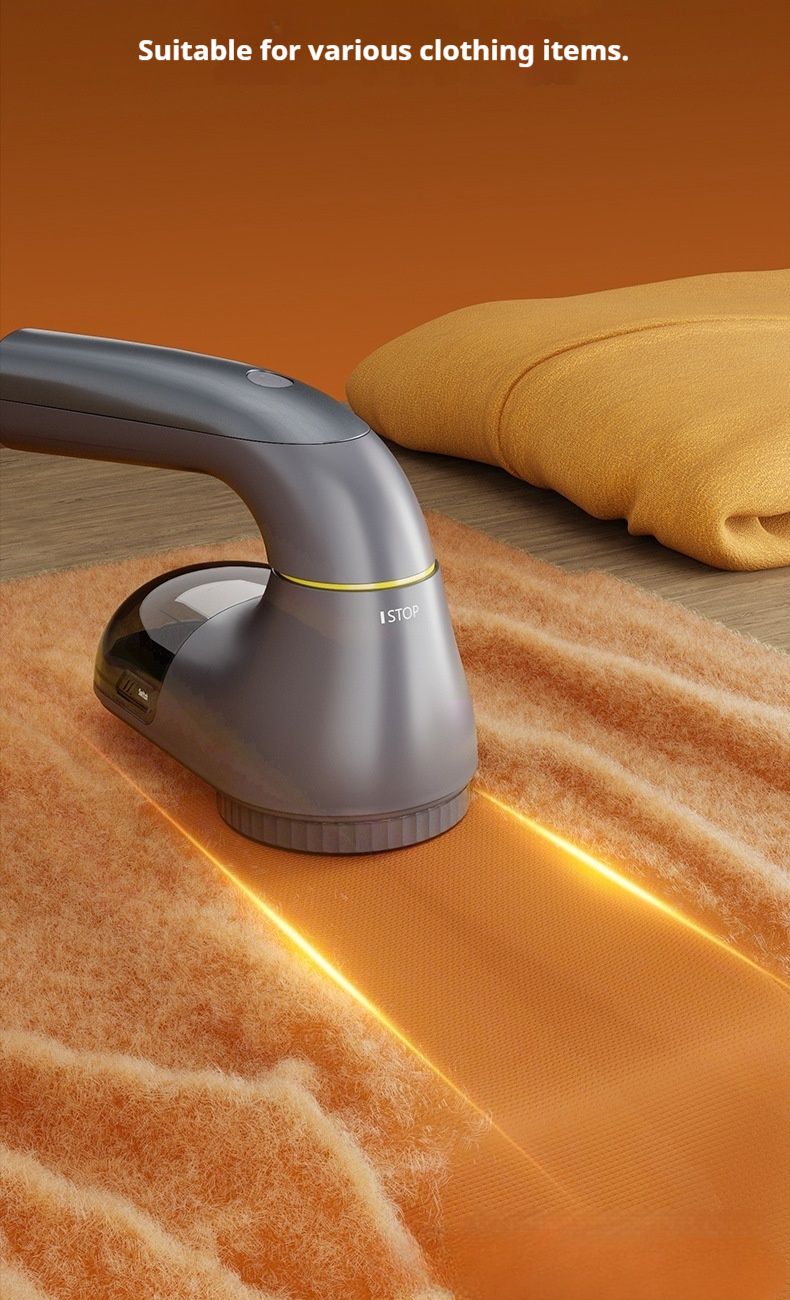 Rotierender elektrischer Stoffrasierer – per USB wiederaufladbarer Fusselrasierer für Pullover, Strickwaren und Heimtextilien (lila)_voghion.com