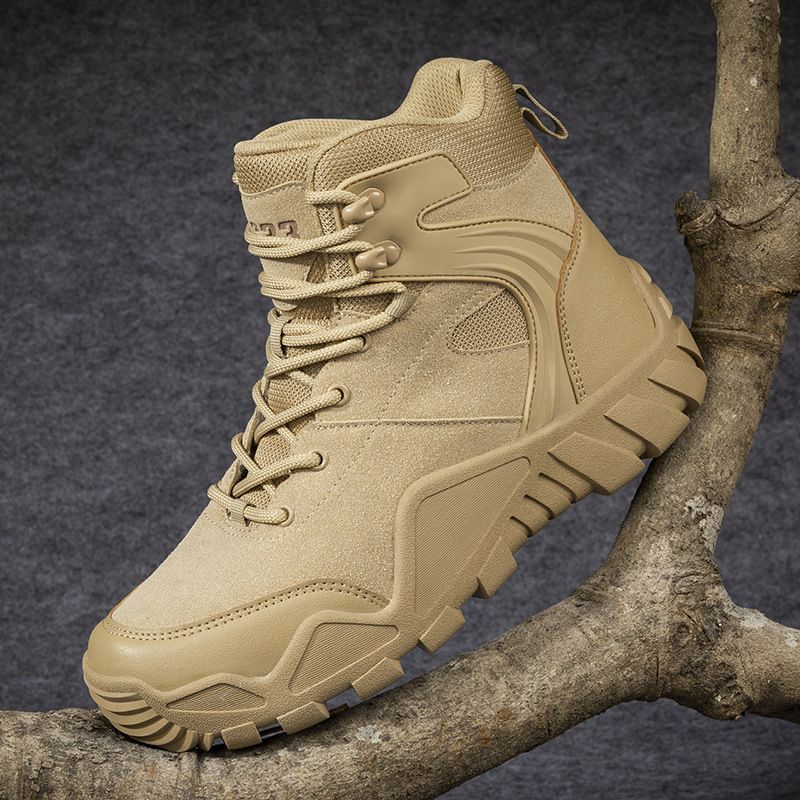 Le scarpe da uomo sono resistenti, traspiranti, adatte per il campeggio all'aperto, il campeggio, l'escursionismo, gli stivali tattici, le scarpe da trekking_voghion.com