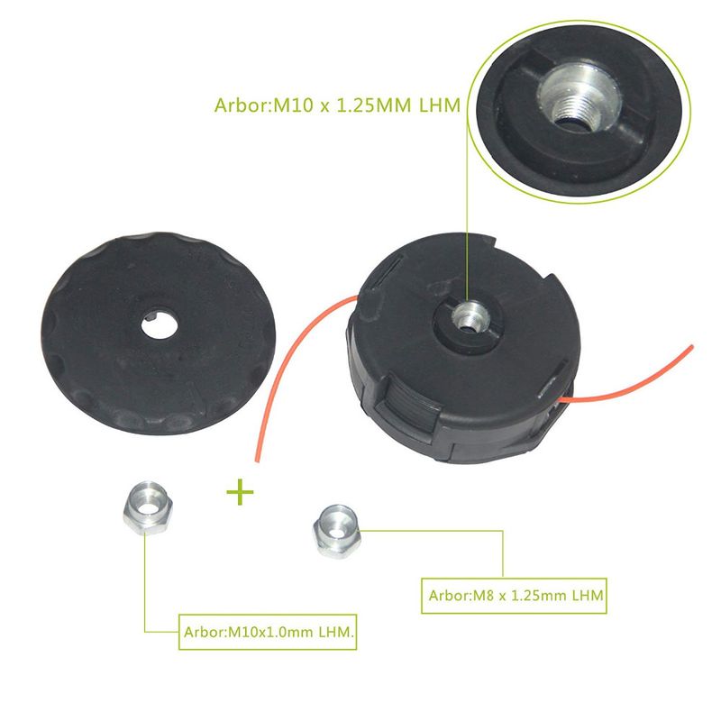 Strimmer Trimmer Kapp fir Echo SpeedFeed 400 375 Arbor Bolt Bump Feed SRM210 SRM220 SRM-230 SRM2110 SRM250 SRM260 PAS210_voghion.com