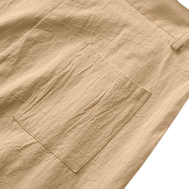 Herrenbekleidung Herren Freizeithose Sommer Dünne Lose Gerade Business Anzughose Herren_voghion.com