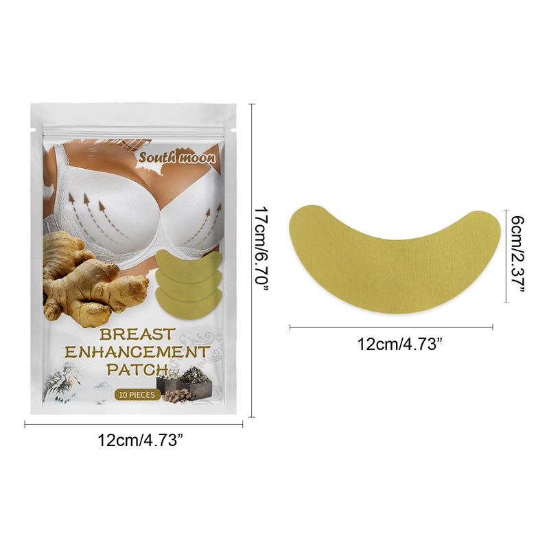 Plasture de masaj hidratant South Moon Ginger Beauty, strângător, hidratant, rezistent și complet pentru îngrijirea sânilor_voghion.com