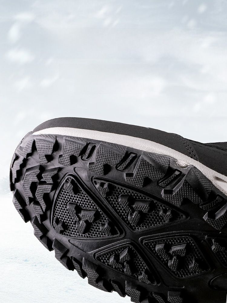 Herrenschuhe Nordost-Winter-Schneestiefel Damen wasserdicht rutschfest Fleece-ed verdickte Herren Baumwolle gepolsterte Schuhe Reiten_voghion.com