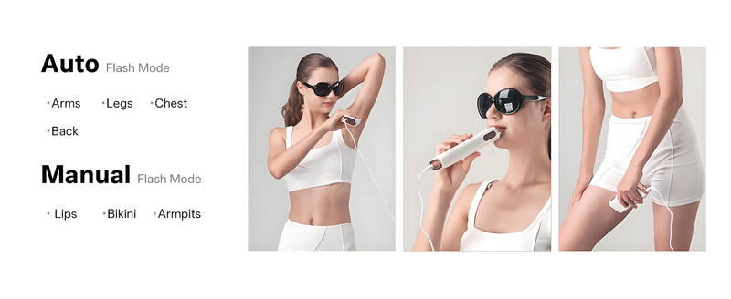IPL-Laser-Haarentfernungsgerät für Frauen und Männer zu Hause, aufgerüstet auf 999.900 Blitze, dauerhaft für Gesicht, Beine, Arme, Bikinizone, Ganzkörperbehandlung_voghion.com