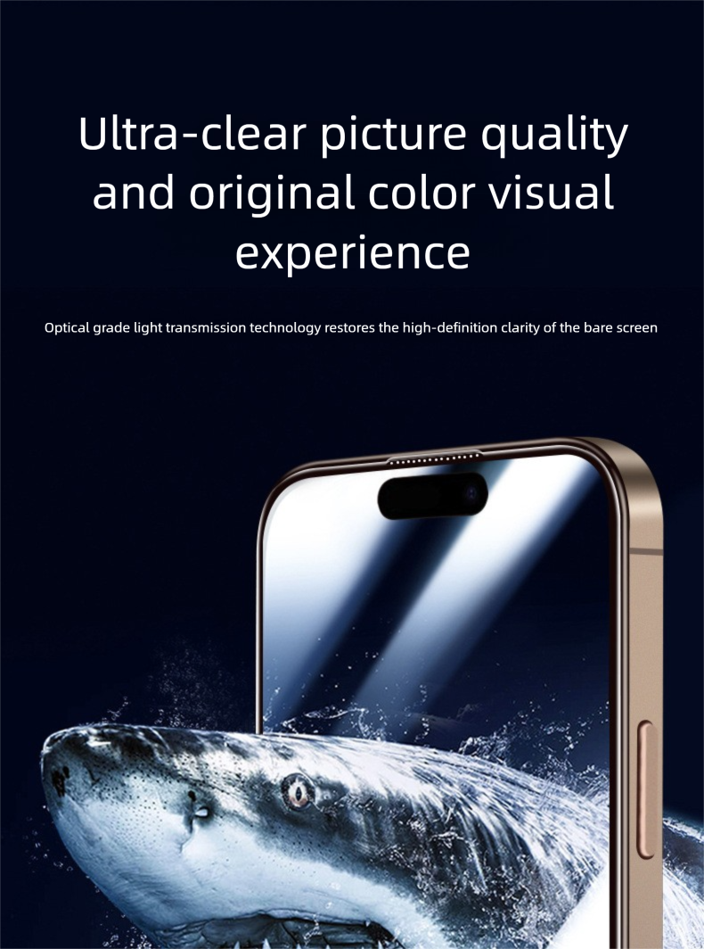 Suitable For IPhone Tempered Glass Max Privacy 17 Pro Anti-Blue Light Full Air Phone Screen Protector_voghion.com