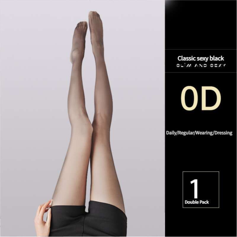 Calze nere da donna primaverili ed estive, anti-unghia in seta, collant ultrasottili color carne, Bare Feeling 0d,_voghion.com