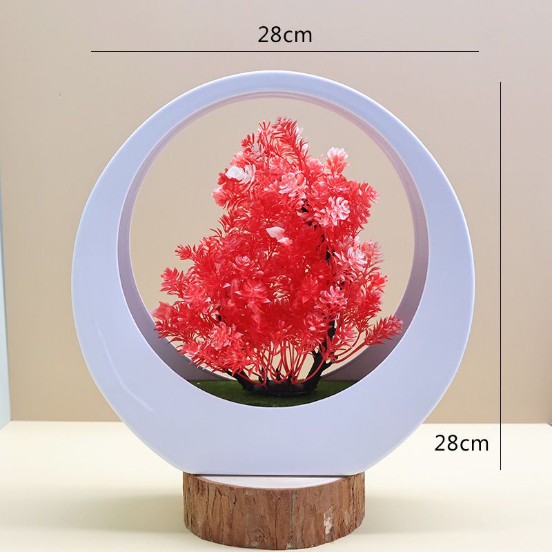 Wohnmöbel Simulation Grünpflanzen Kunststoff Kunstblumen kreative Bonsai Desktop Ornamente Blume Simulation Pflanzen_voghion.com