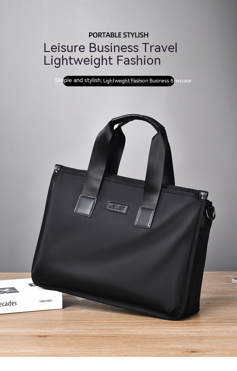 Nuova borsa portatile da uomo per viaggi d'affari e per il tempo libero, borsa a tracolla con una spalla di grande capacità, borsa per computer portatile, borsa per file di informazioni per ufficio_voghion.com