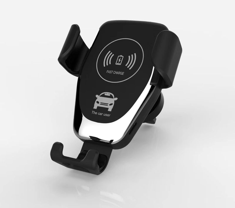Supporto per caricabatterie wireless da auto QI da 15 W, supporto universale per bocchette dell'aria con potente ventosa per iPhone da 4,7 a 6,8 pollici, ricarica rapida e allineamento automatico._voghion.com
