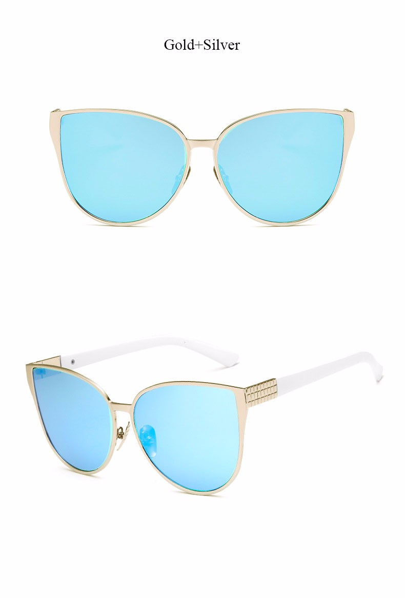 Mirror Oversized Cat Eye Sunglasses Famous 2023 New Brand Designer New Women Fashion Sun glasses Lady Big Size Hip Hop_voghion.com