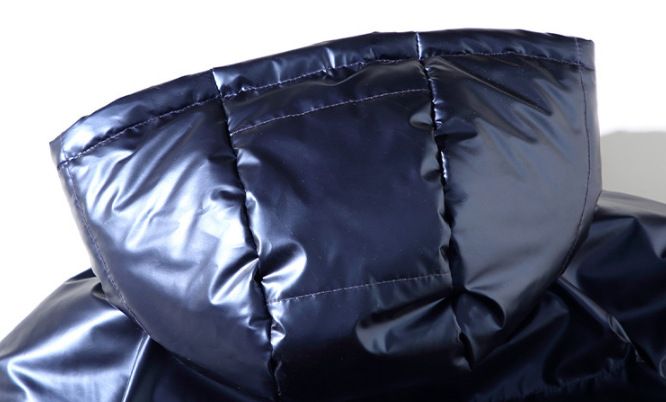 Men's Clothing Men's Clothing, Glossy Fabric, Down Filled Cotton Coat, Trendy Brand, Cropped Style, Heavy And Fluffy US Jacket_voghion.com