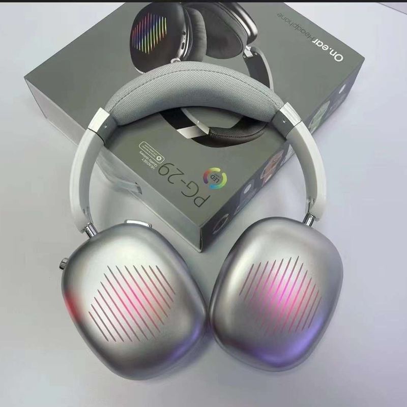 PG-29 - Neue am Kopf befestigte Bluetooth-Kopfhörer mit blendenden LED-Lichtern und starken Bässen_voghion.com