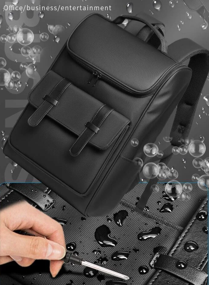 Backpack men's trend large-capacity backpack leisure student backpack computer backpack_voghion.com