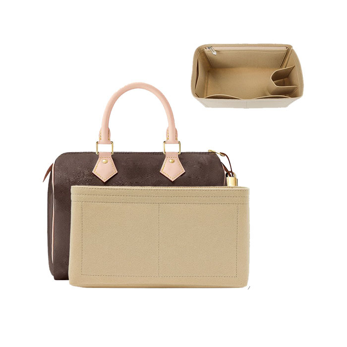 Das Innenfutter des Speedy25 ist mit einer multifunktionalen Mehrfachtasche und einer neuen Art von Filz im Inneren der Tasche ausgekleidet_voghion.com
