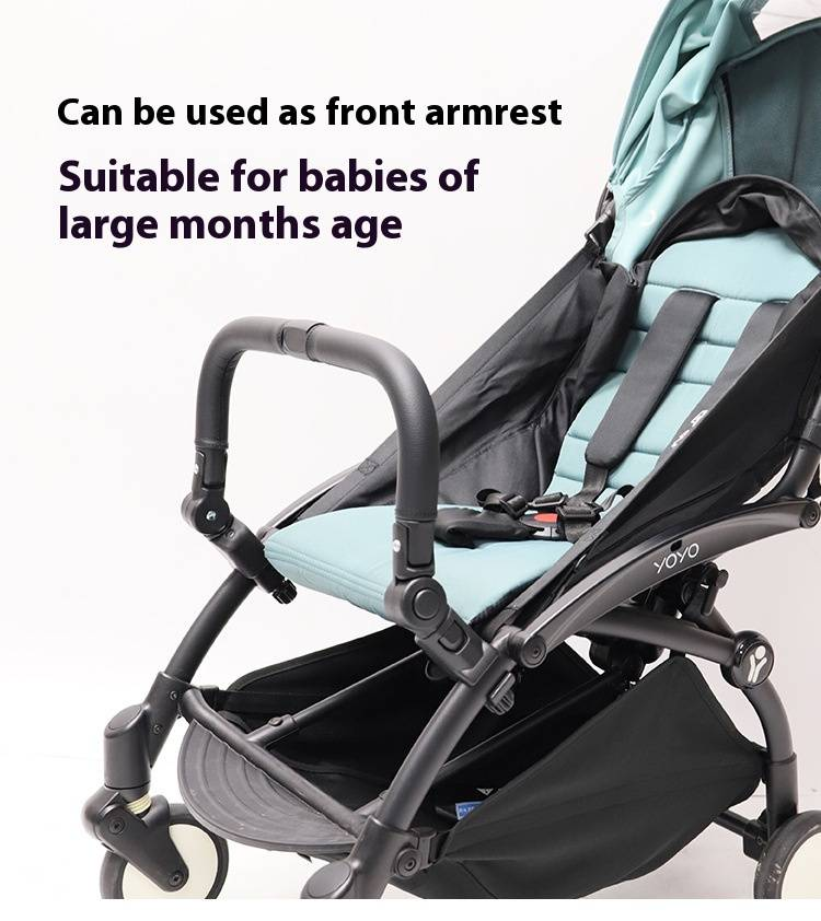 Baby Stroller Universal Armrest, Guardrail, Footrest, Anti Drop Fence Crossbar, Baby Stroller Accessories Adjustable Width_voghion.com