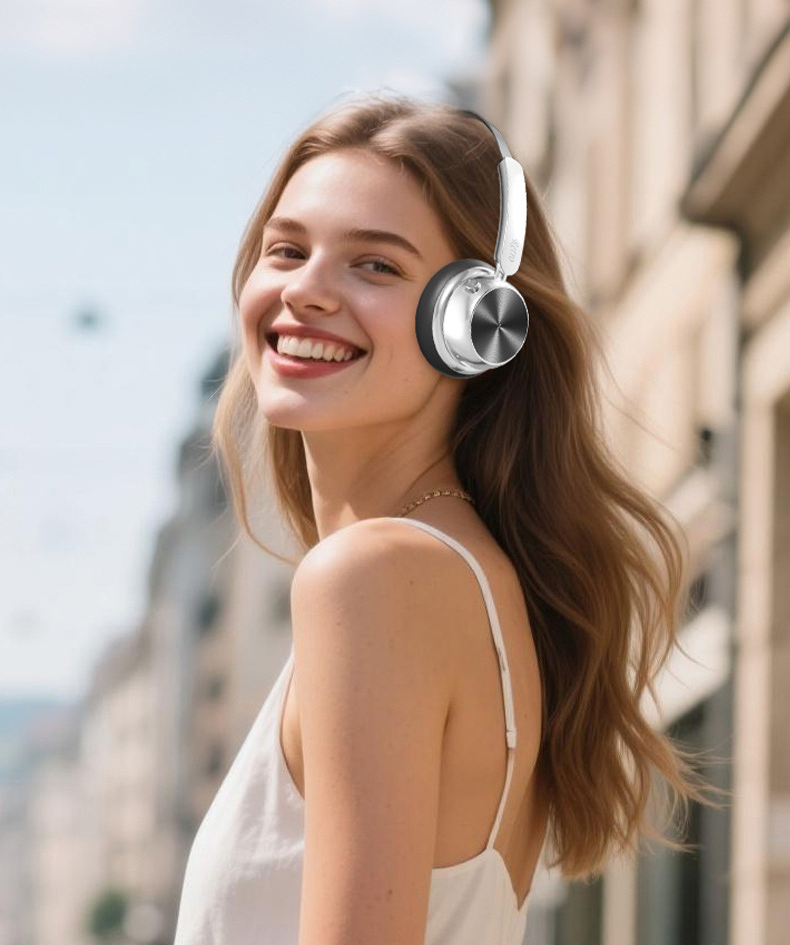 Trendy American Style Metal Headband Music Sports Wireless Bluetooth Headphones Noise Cancelling Headset 2025 New Model_voghion.com