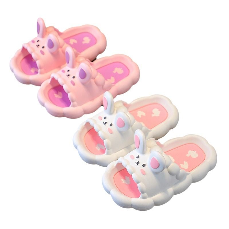 2025 Neue Kinder Sommer Cartoon Kaninchen Hause Anti Slip Weichen Boden Cool Für Jungen Und Mädchen Hausschuhe_voghion.com
