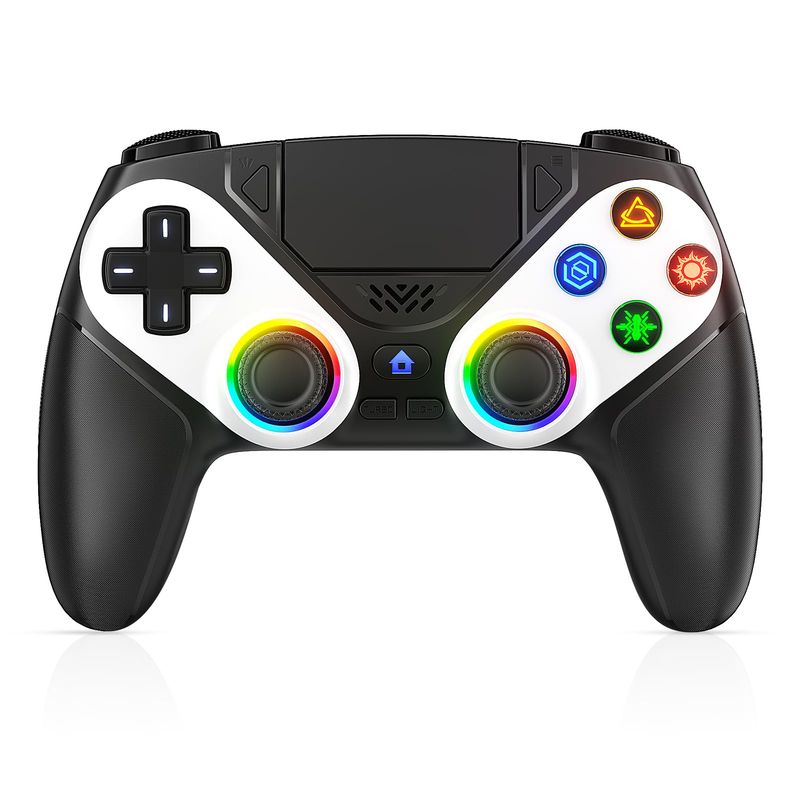 Controller für PS5/Playstion 5 Pro/Slim/PC-Konsole Wireless Gamepad Game Joystick RGB-Leuchten Turbo Touchpad Hall Trigger_voghion.com