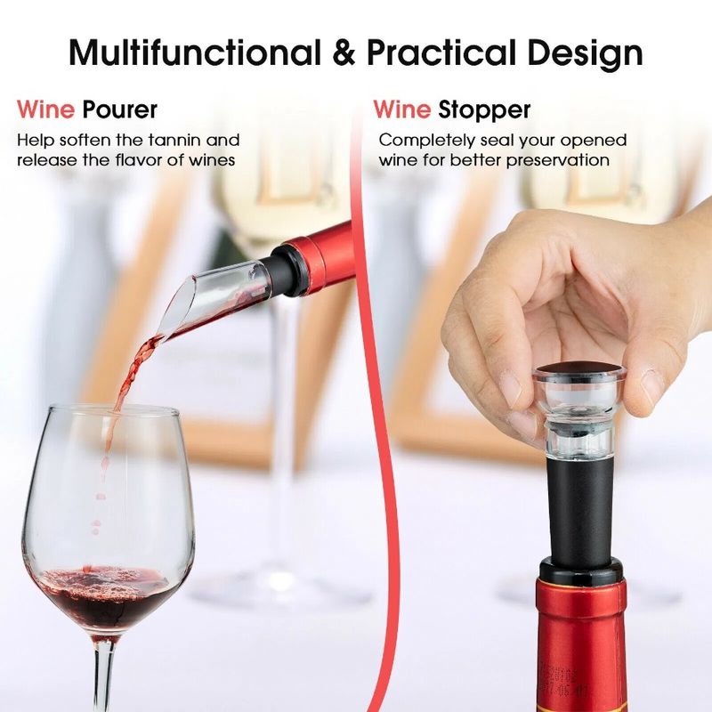 Foil Set Electric Cutter Bottle Opener Wine 6-in-1 With_voghion.com