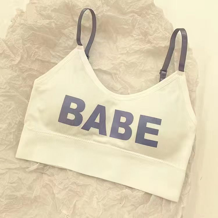Dammekleeder BH Tube Top ouni Stolring Vest-Stil bequem sammelen Anti-Sacken Meedercher Schüler Hosenträger Broschtwrap Schéine Réck_voghion.com