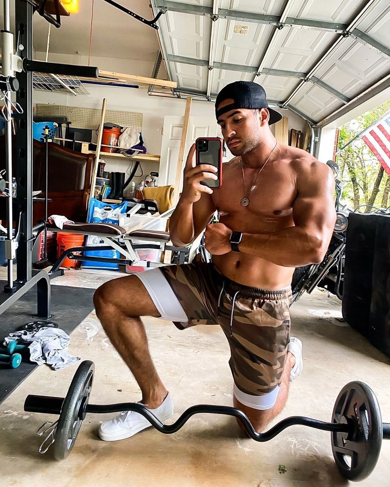 Muscle Brother Men's Summer Sports Leisure Running Fitness Quick Drying Elastic Double Layer Shorts_voghion.com
