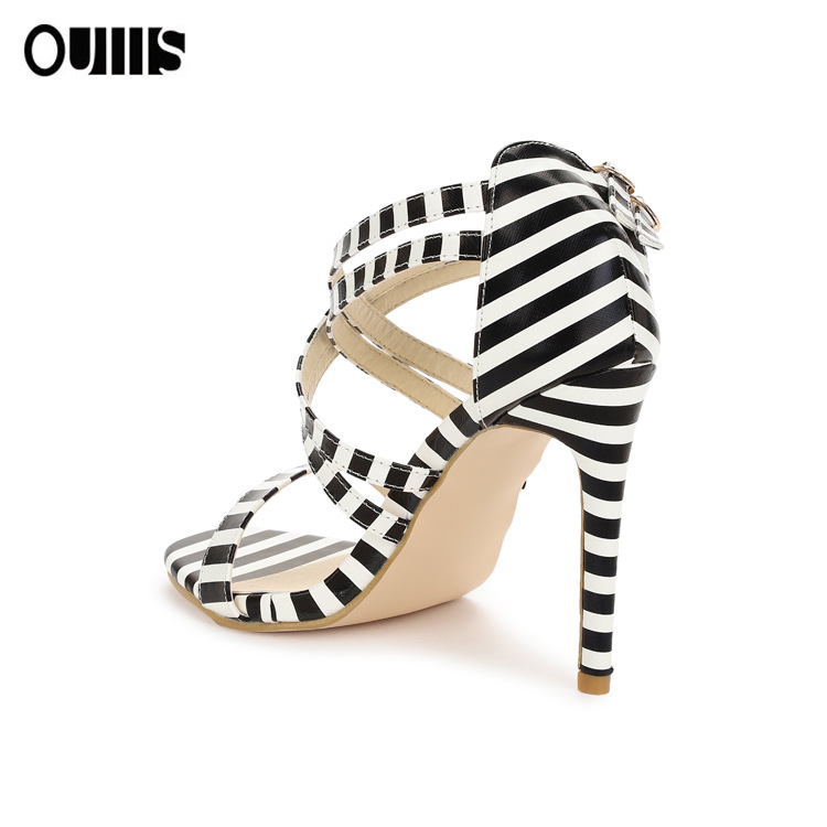 Women's Shoes new summer women's sandals with fish mouth, stiletto heels, cross-strap women's shoes with open toes_voghion.com