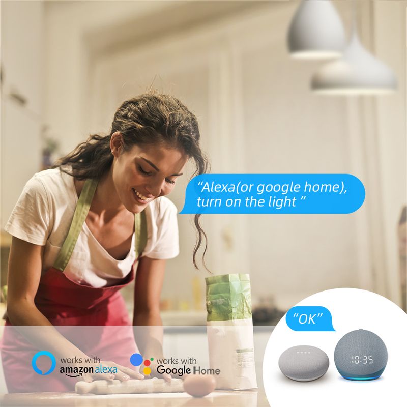 AVATTO Zigbee Tuya 1/2/3/4 Gang Mini Smart Switch Modulo interruttori della luce fai da te Controllo bidirezionale Funziona con Alexa Alice_voghion.com