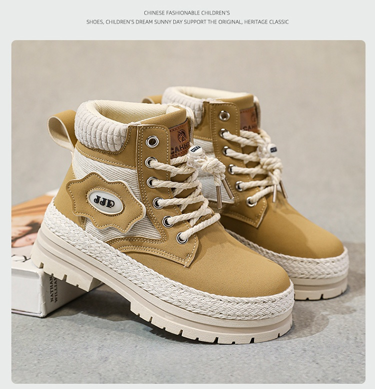 Stivali di paglia da genitore-figlio, stivali da lavoro, stivali da cavaliere, scarpe per ragazzi e ragazze, bambini di mezza età_voghion.com